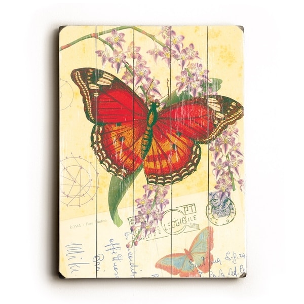 Butterfly - Planked Wood Wall Decor by Cory Steffen