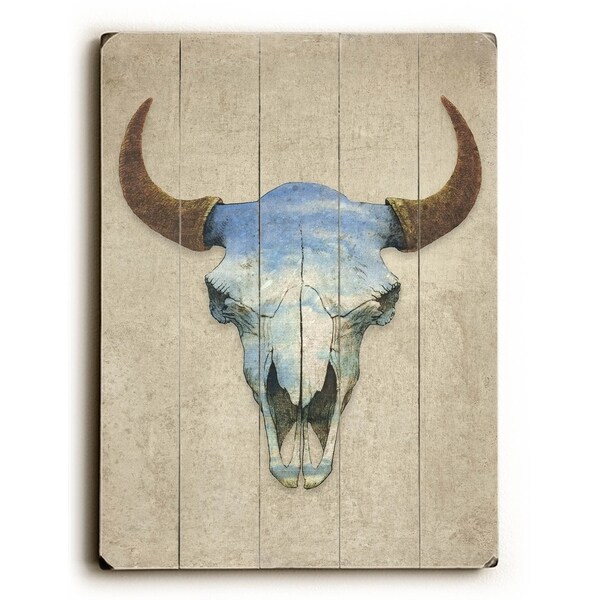Big Sky - Planked Wood Wall Decor by Terry Fan