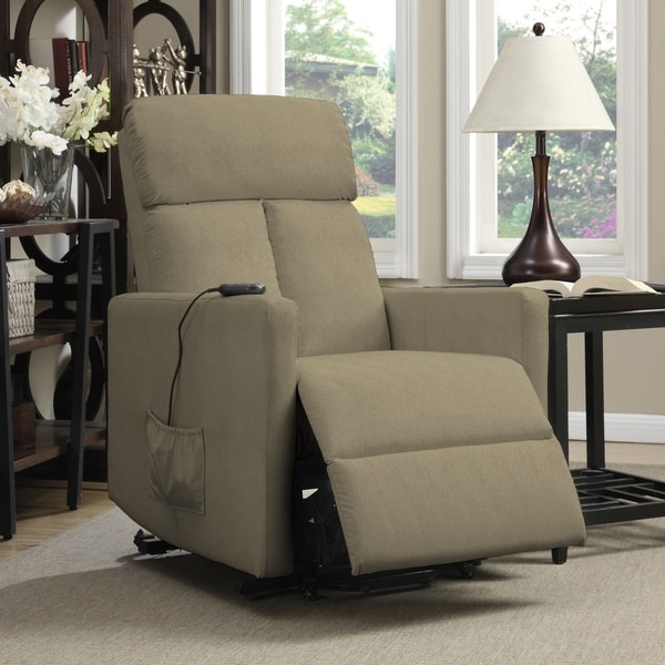 prolounger microfiber power recline and lift chair