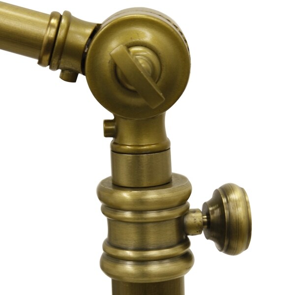 gold pharmacy floor lamp