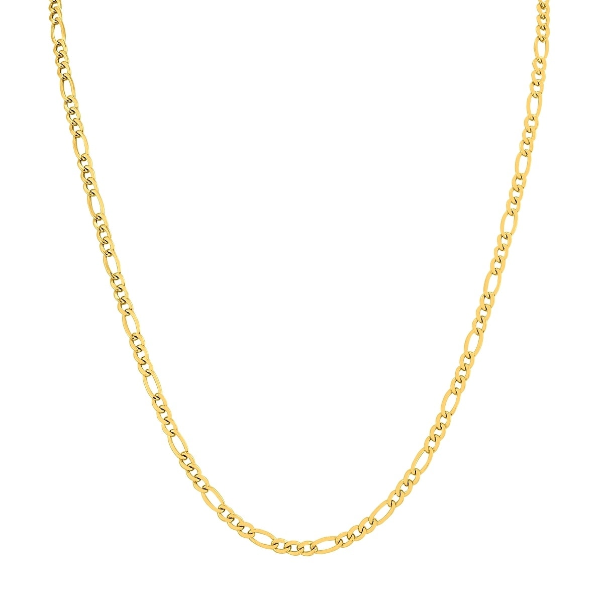 Marquee 14K Yellow Gold Filled 3.5mm Figaro Chain with Lobster Clasp - 20 Inch