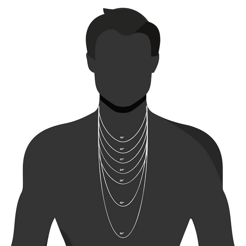 14K Yellow Gold Filled 4.1MM Curb Link Chain with Lobster Clasp - 24 Inch