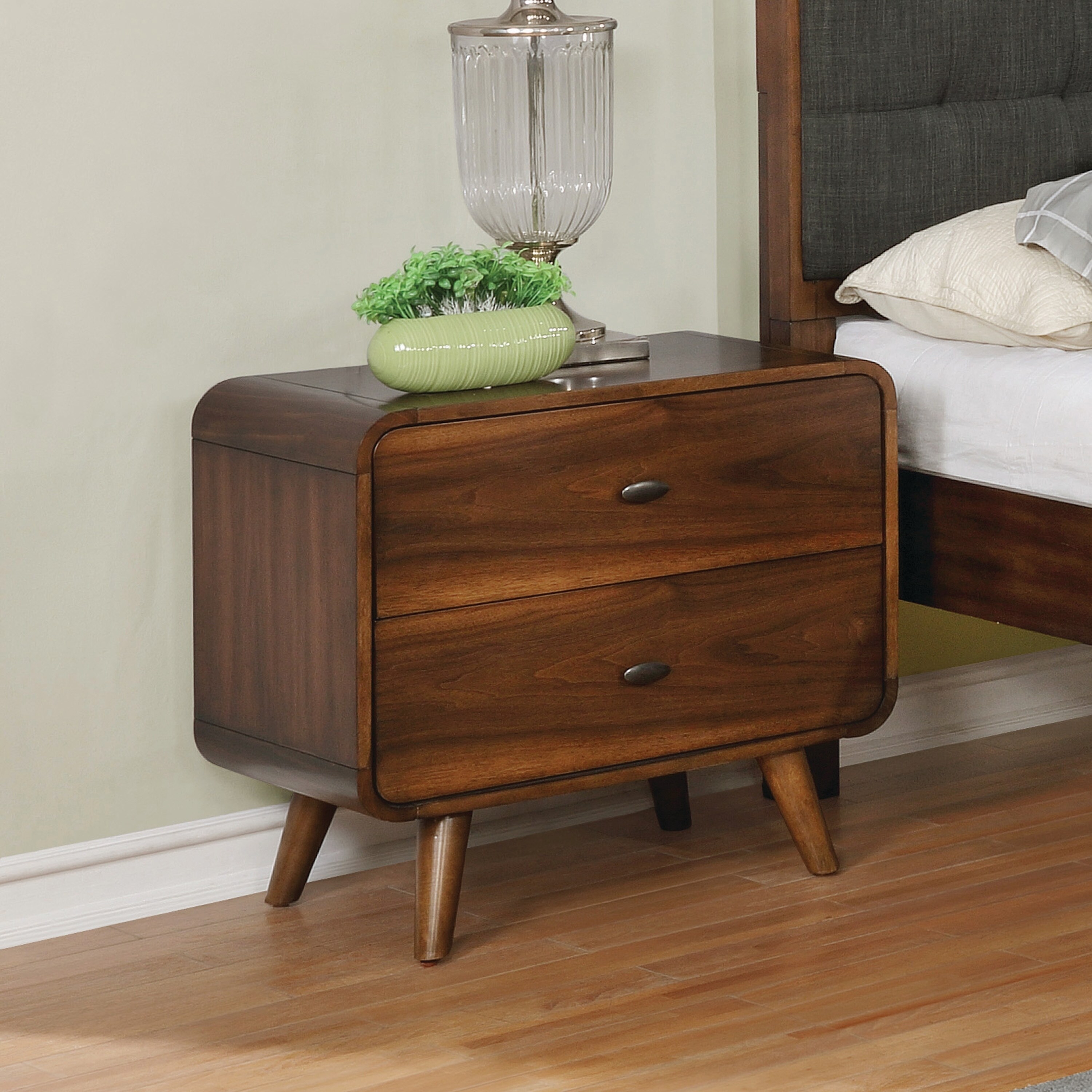 Robyn Dark Walnut Nightstand Walnut 27" x 15.50" x 26.50" eBay