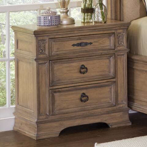 Size 3 Drawer Nightstands Bedside Tables Online At Ilana Traditional 3 Drawer Nightstand