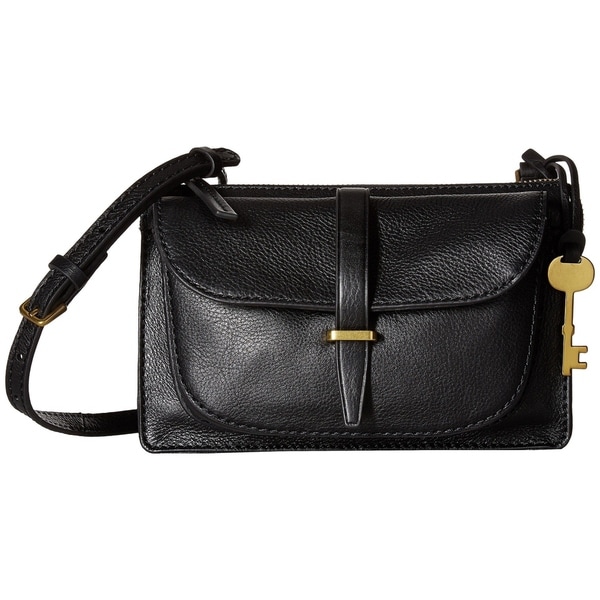 fossil ryder crossbody black