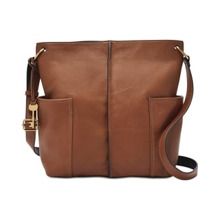 Fossil Handbags Our Best Clothing Shoes Deals Online At Fossil Lane North South Leather Crossbody Brown