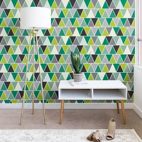 Heather Dutton Emerald Triangulum Wallpaper