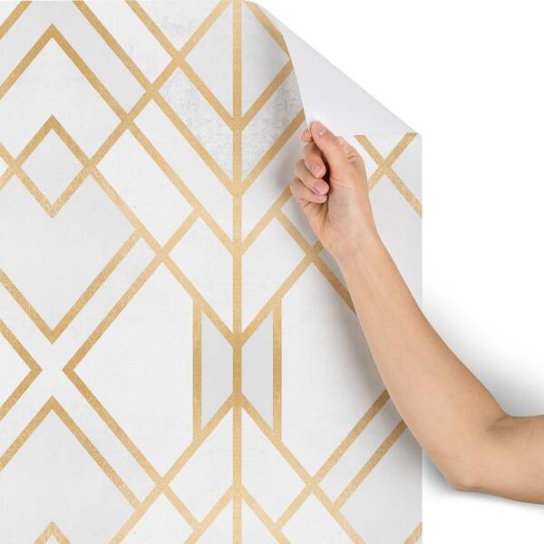 Elisabeth Fredriksson Golden Peel & Stick Geo Wallpaper - Overstock - 22579489 Elisabeth Fredriksson Golden Peel & Stick Geo Wallpaper - Overstock - 22579489