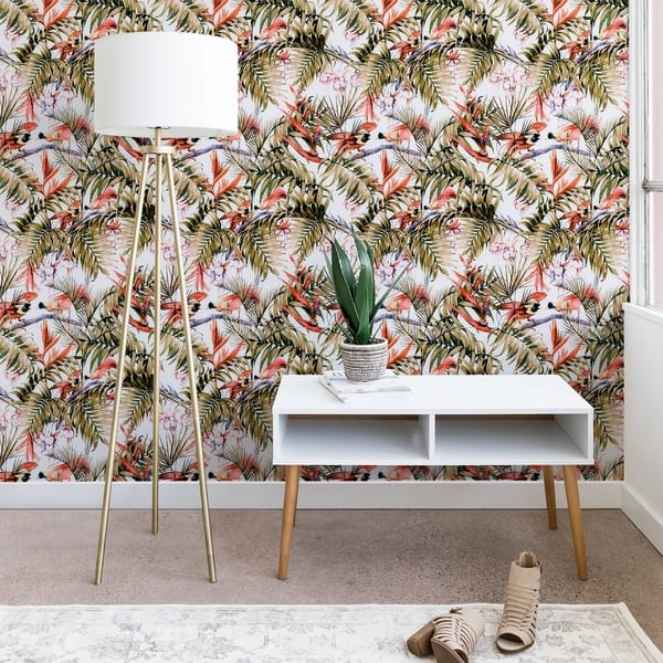 Marta Barragan Camarasa Exotic Birds In The Jungle Paradise Wallpaper Overstock 22579583