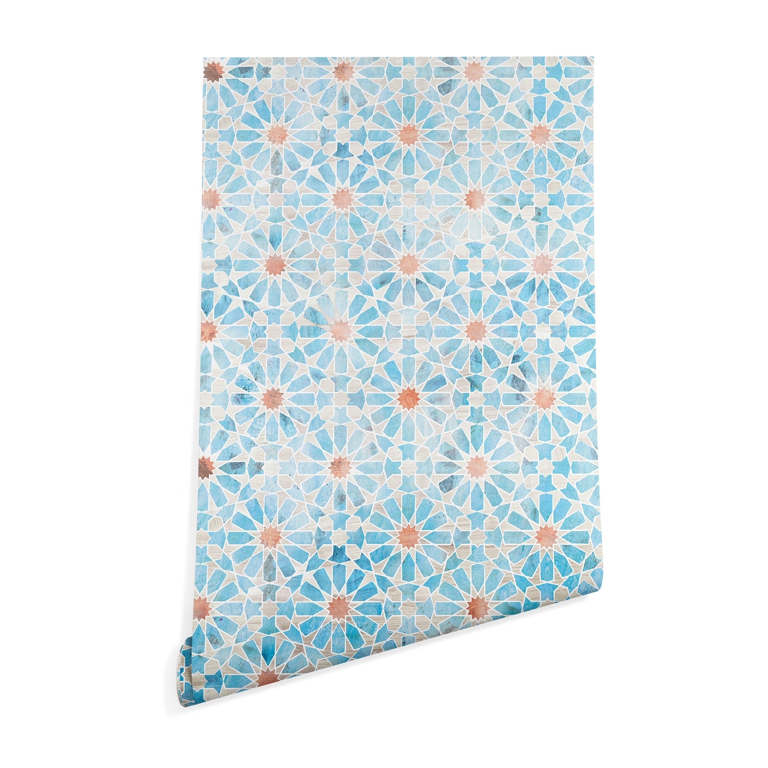 Schatzi Brown Hara Tiles Light Blue Wallpaper - On Sale - Overstock -  22579624