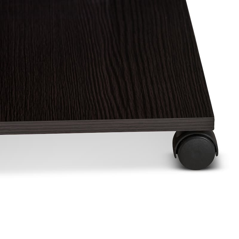 Contemporary Dark Brown Coffee Table by Baxton Studio