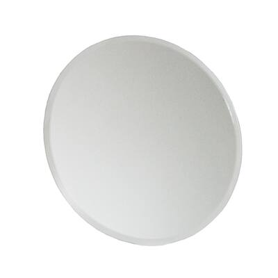 Essential Decor & Beyond Round Glass Accent Mirror EN14360 - Natural - 0.40 x 11.75 x 11.75