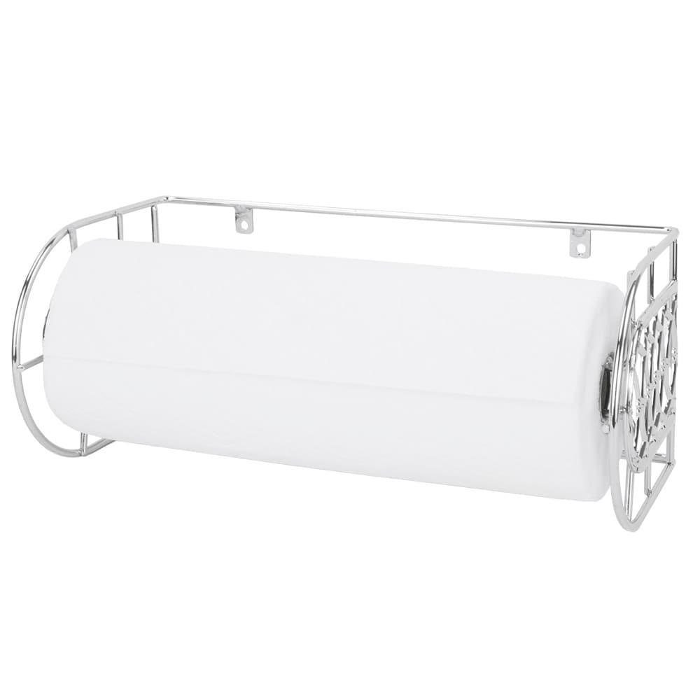 Home Basics Infinity Collection Chrome Wall Mounted Paper Towel Holder Home Basics Infinity Collection Chrome Wall Mounted Paper Towel Holder