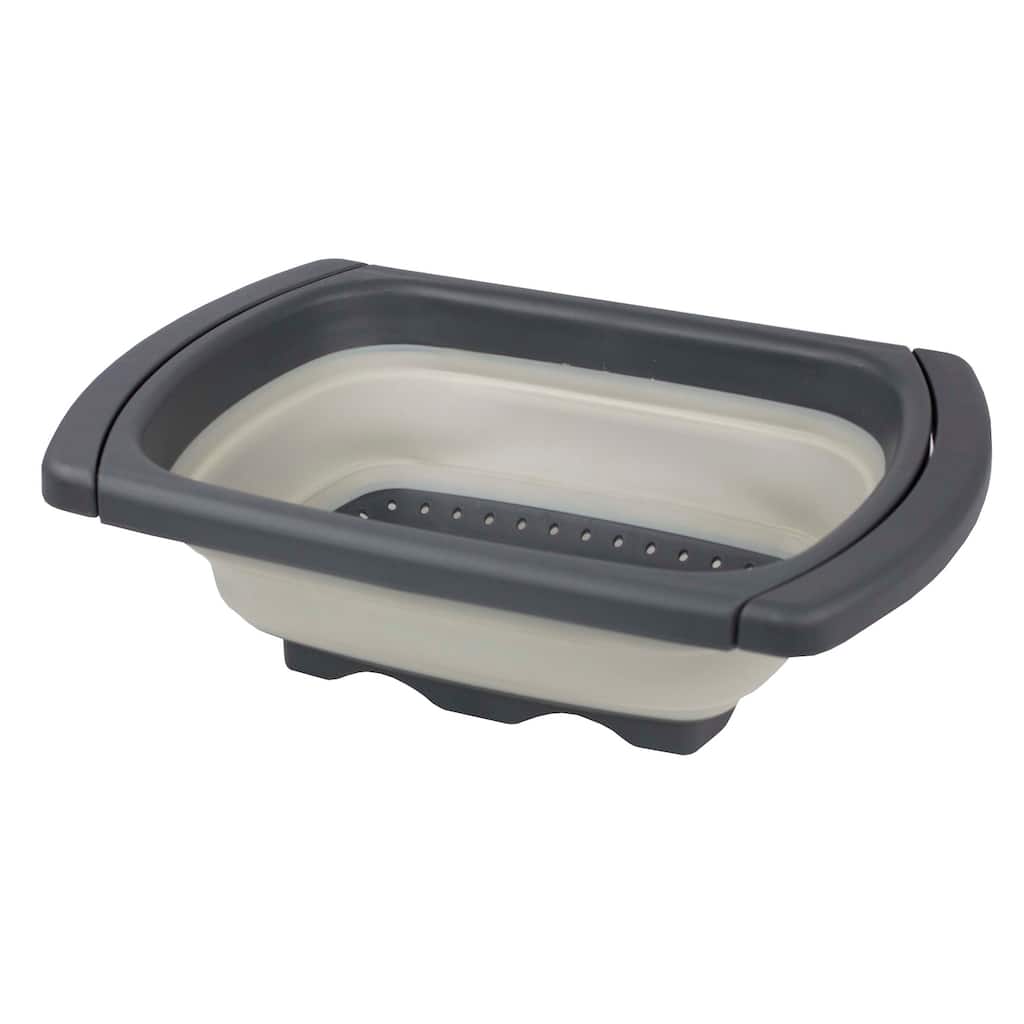 Home Basics Over The Sink Collapsible Colander
