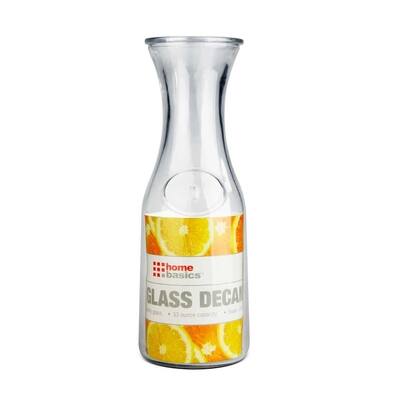 Home Basics Clear Glass Decanter