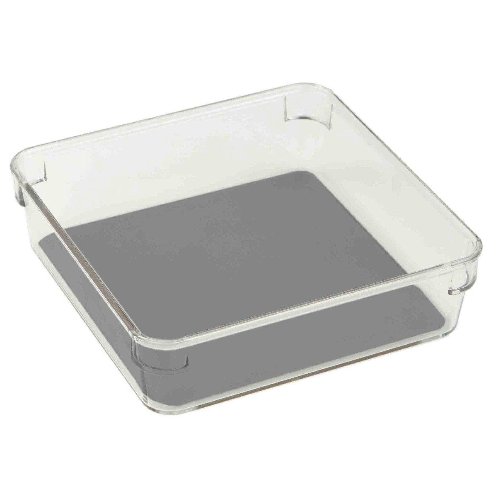 Shop Home Basics Clear 6 Inch Plastic Drawer Organizer Free