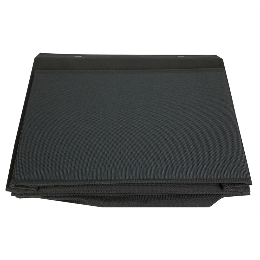 Shop Home Basics Black 600d Polyester Over The Door Hanging File
