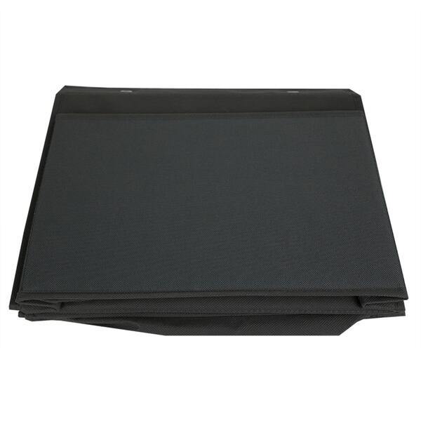 Shop Home Basics Black 600d Polyester Over The Door Hanging File