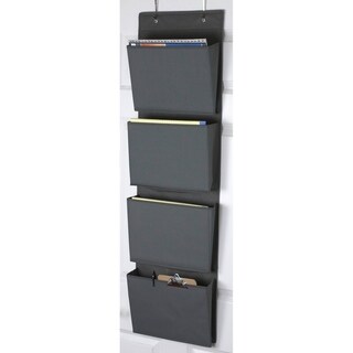 Home Basics Black 600d Polyester Over The Door Hanging File Home Basics Black 600d Polyester Over The Door Hanging File Organizer Free Shipping On Orders 45 22580611