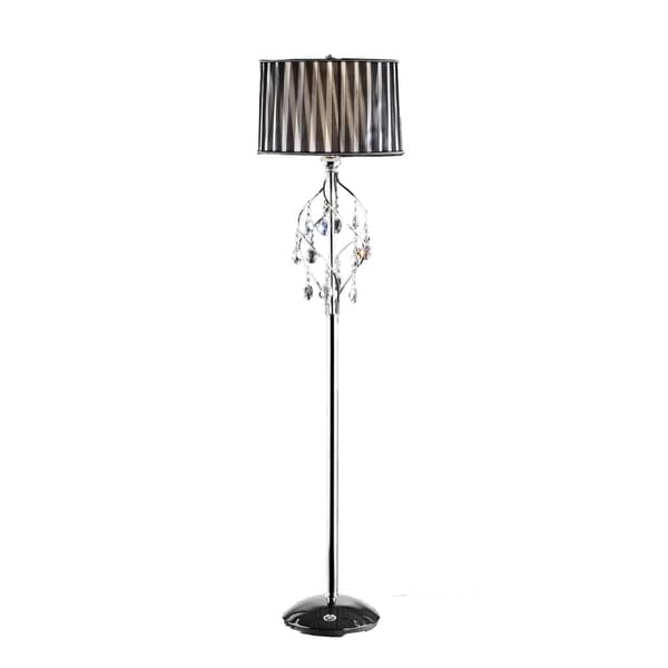 Ok Lighting Lady Crystal Floor Lamp Free Shipping Today Ok Lighting Lady Crystal Floor Lamp