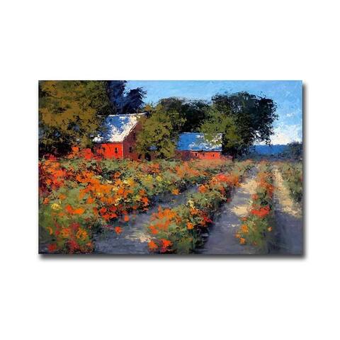 Flower Harvest by Ramona Youngquist Gallery Wrapped Canvas Giclee Art