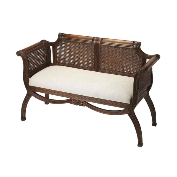 Butler fabian formal rattan entry bench - Bed Bath & Beyond - 22582850