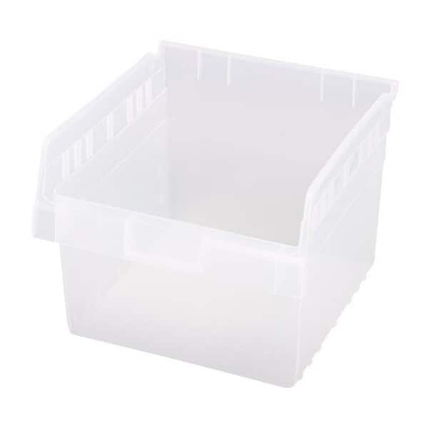 Quantum QSB809CL Store Max Clear 8'' Shelf Bin 1 5/8