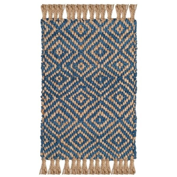 Shop Safavieh Hand Woven Natural Fiber Coastal Tropical Blue