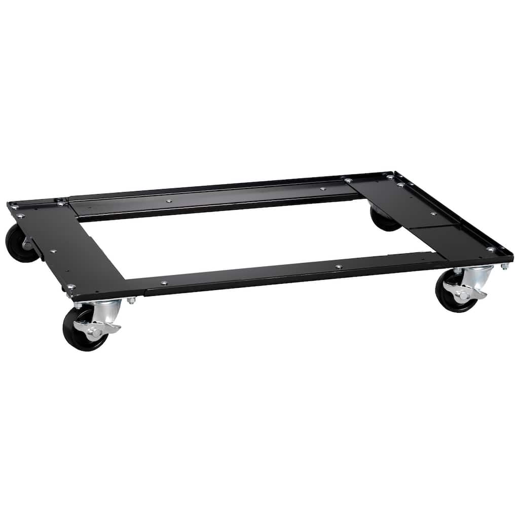 Hirsh Adjustable Cabinet Dolly for Lateral File Cabinets, Black
