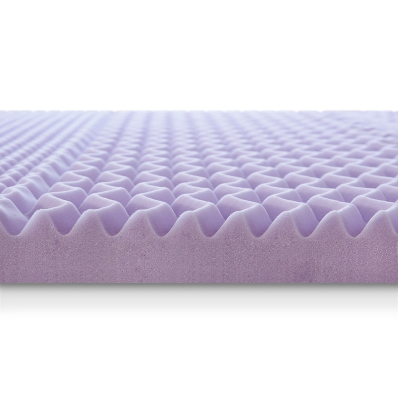 3 Inch 5-Zone Topper with Lavender Infused - Crown Comfort