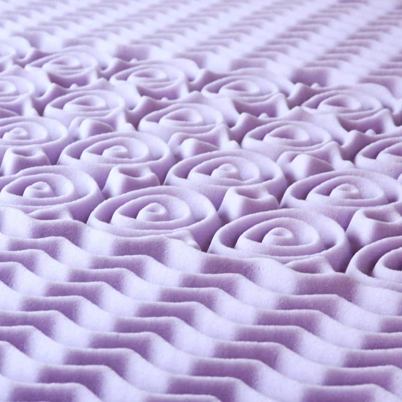 3 Inch 5-Zone Topper with Lavender Infused - Crown Comfort