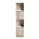 Contemporary Oak Brown Display Bookcase by Baxton Studio - Thumbnail 3