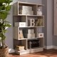Contemporary Oak Brown Display Bookcase by Baxton Studio - Thumbnail 5