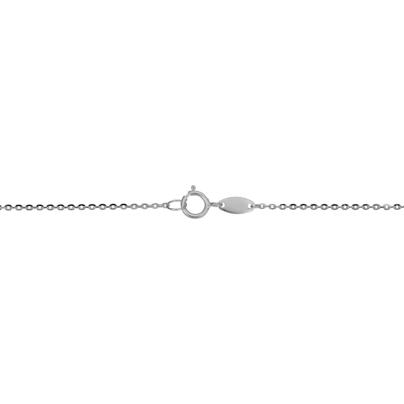 10k Gold Heart Necklace (yellow, white or rose ; 18 inches)
