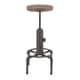 preview thumbnail 6 of 13, Carbon Loft Pimentel Industrial Barstool in Metal and Wood