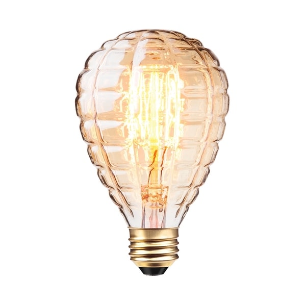 40W Amber Designer Vintage Edison Granada Incandescent Light Bulb,E26. Opens flyout.