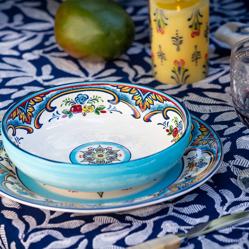 Euro Ceramica Zanzibar 20-piece Stoneware Dinner Set (Service for 4)