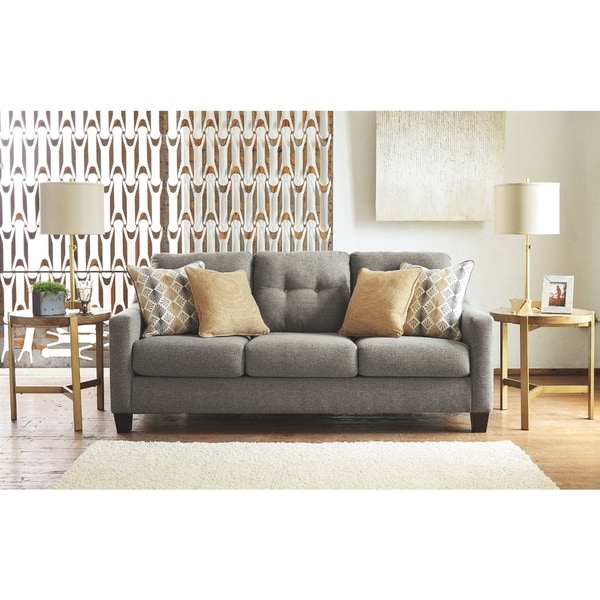 Benchcraft Daylon Contemporary Graphite Sofa Free Shipping Benchcraft Daylon Contemporary Graphite Sofa