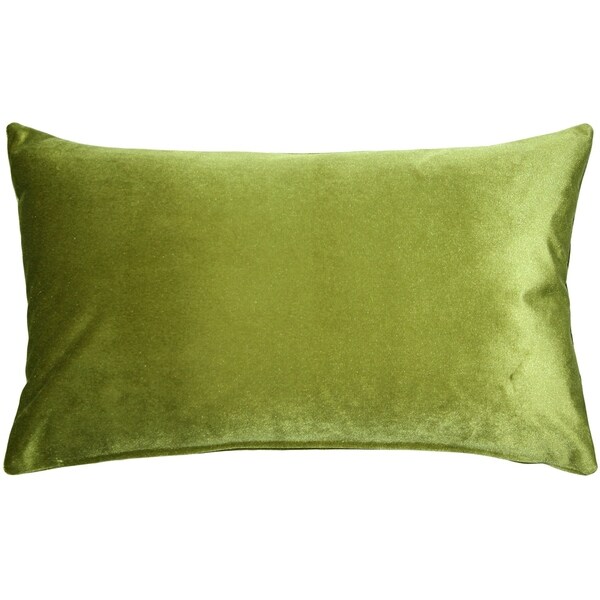Shop Pillow Décor - Corona Chartreuse Velvet Pillow 12x20 - Free