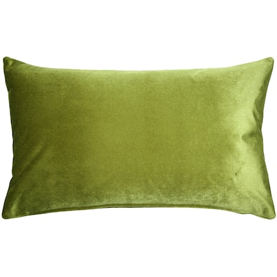 Pillow Decor - Corona Chartreuse Velvet Pillow 12x20