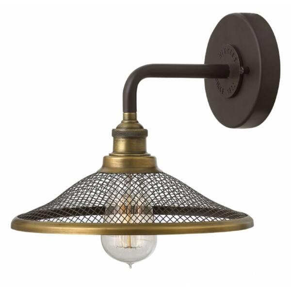slide 1 of 1, Hinkley Rigby 1-Light Sconce in Buckeye Bronze