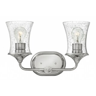 Hinkley Thistledown Bathroom Vanity Light - Single Sconce In Polished Nickel
