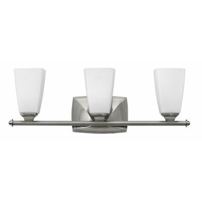 Hinkley Darby 3-Light Vanity Light in Brushed Nickel
