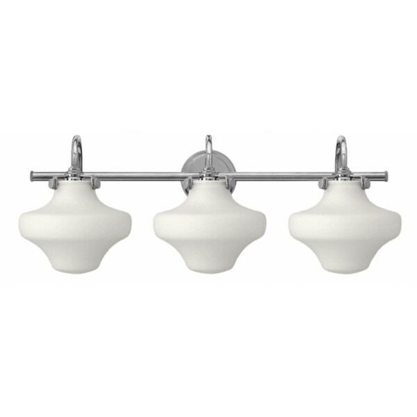 Hinkley Congress 3 Light Vanity In Chrome Free Shipping Hinkley Congress 3 Light Vanity In Chrome