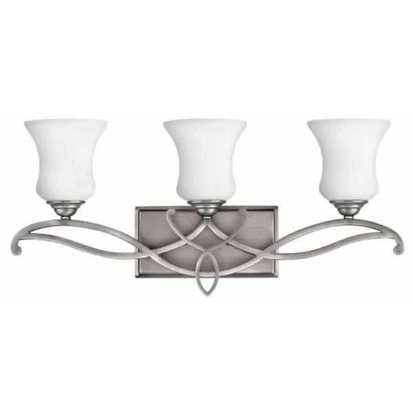 slide 1 of 1, Hinkley Brooke 3-Light Vanity Light in Antique Nickel