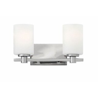 Hinkley Karlie 2-Light Vanity Light in Chrome