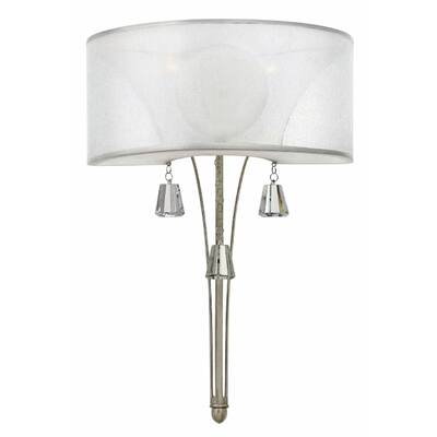 Fredrick Ramond FR45602BNI Two Light Wall Sconce Mime Brushed Nickel - One Size