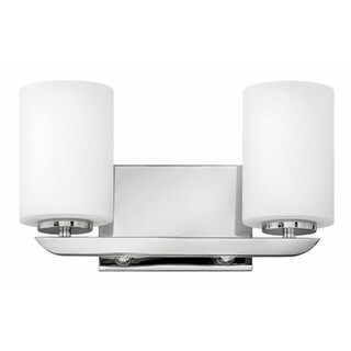 Hinkley Kyra 2-Light Vanity Light in Polished Nickel