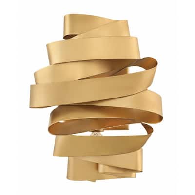Fredrick Ramond FR48602DXG Two Light Wall Sconce Delfina Deluxe Gold - One Size