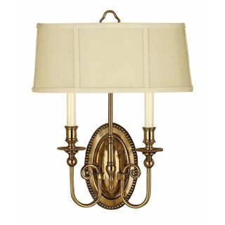 Hinkley Cambridge 2-Light Sconce in Burnished Brass